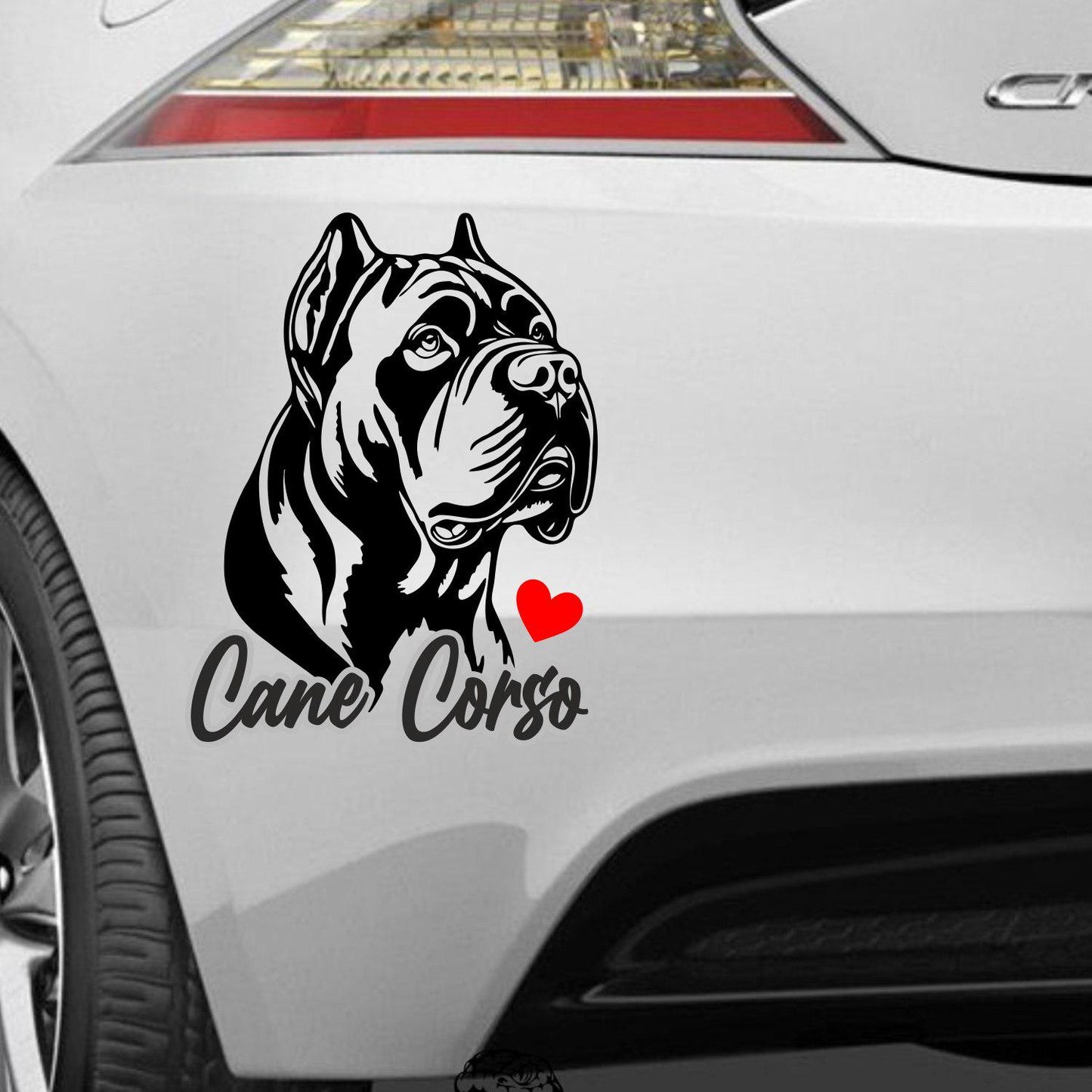On Board an Bord Cane Corso Hund Aufkleber Auto Wohnmobil Laptop Wandtattoo Sticker Farbe&Gr  e w hlbar