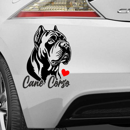 On Board an Bord Cane Corso Hund Aufkleber Auto Wohnmobil Laptop Wandtattoo Sticker Farbe&Gr  e w hlbar