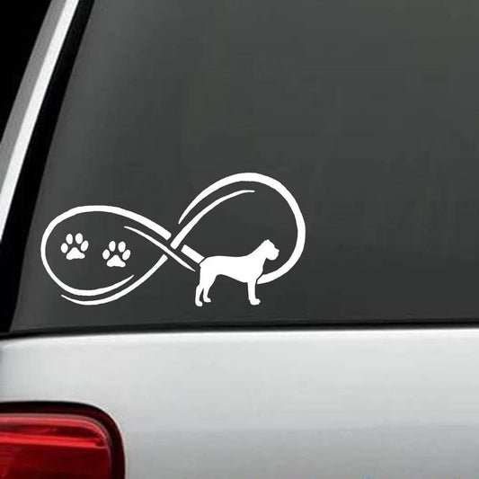 Infinity Unendlich Cane Corso Liebe HerzschlagAufkleber Auto Wohnmobil Laptop Wandtattoo Sticker Farbe&Gr  e w hlbar